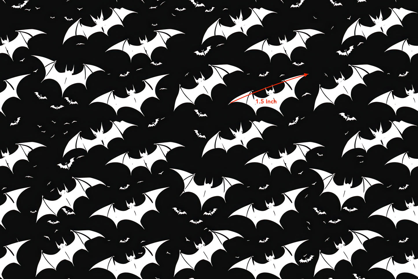 Bats on Black (June Pre-Order) - Fabric