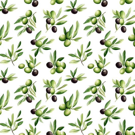 Black & Green Olives (September Pre-Order) - Fabric
