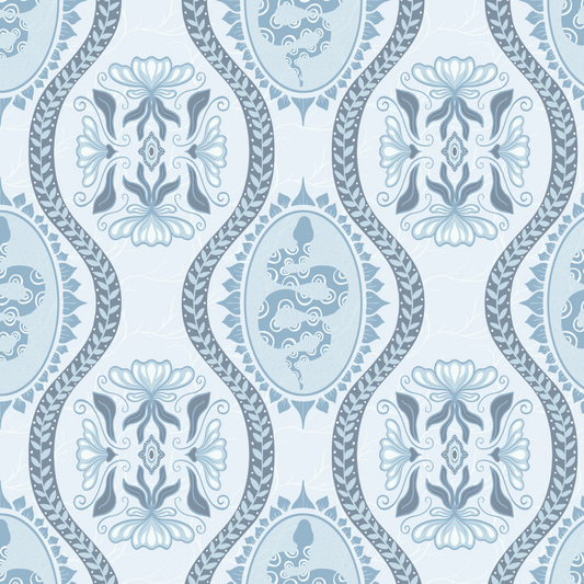 Boho Floral Snake (August Pre-Order) - Fabric