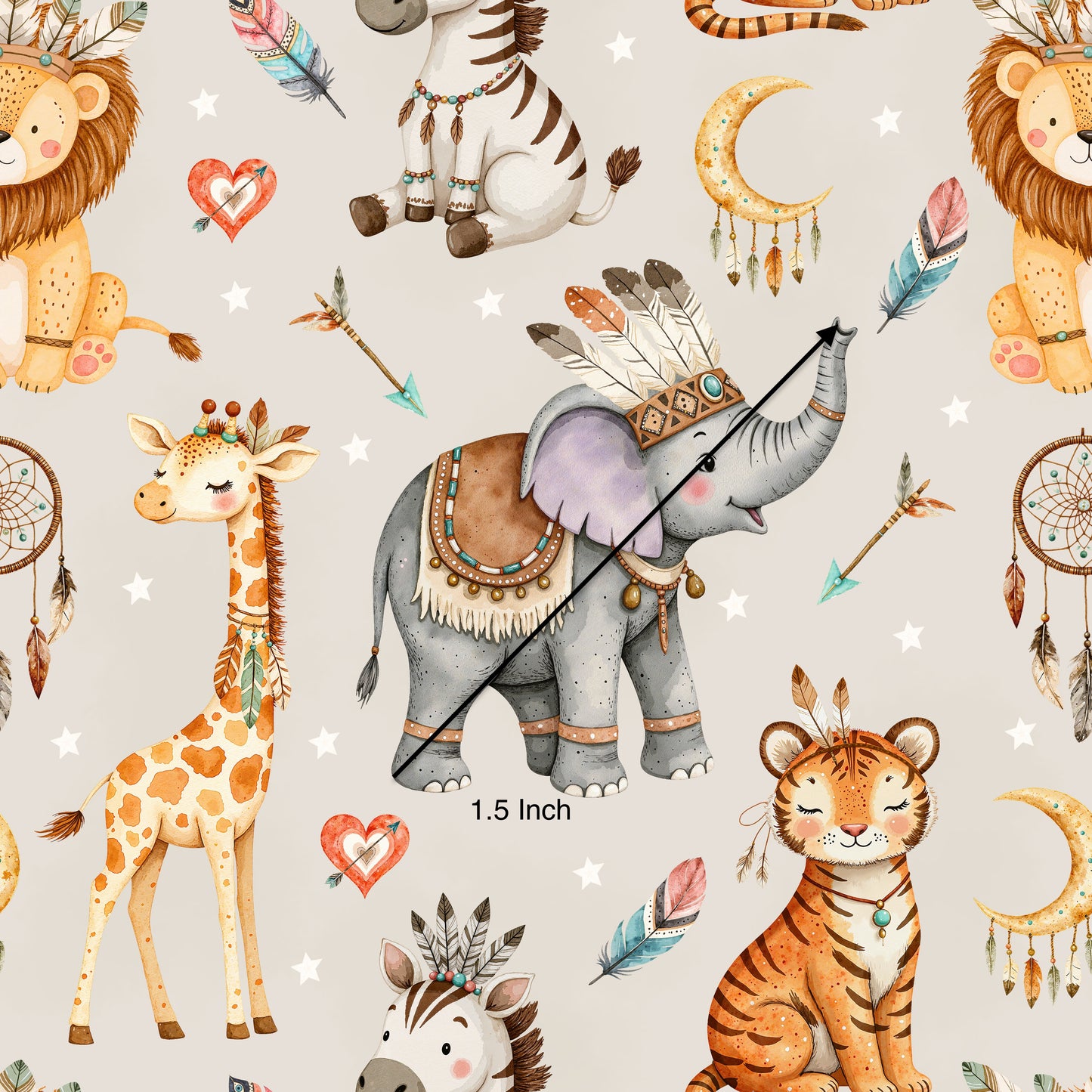 Boho Jungle (July Pre-Order) - Fabric