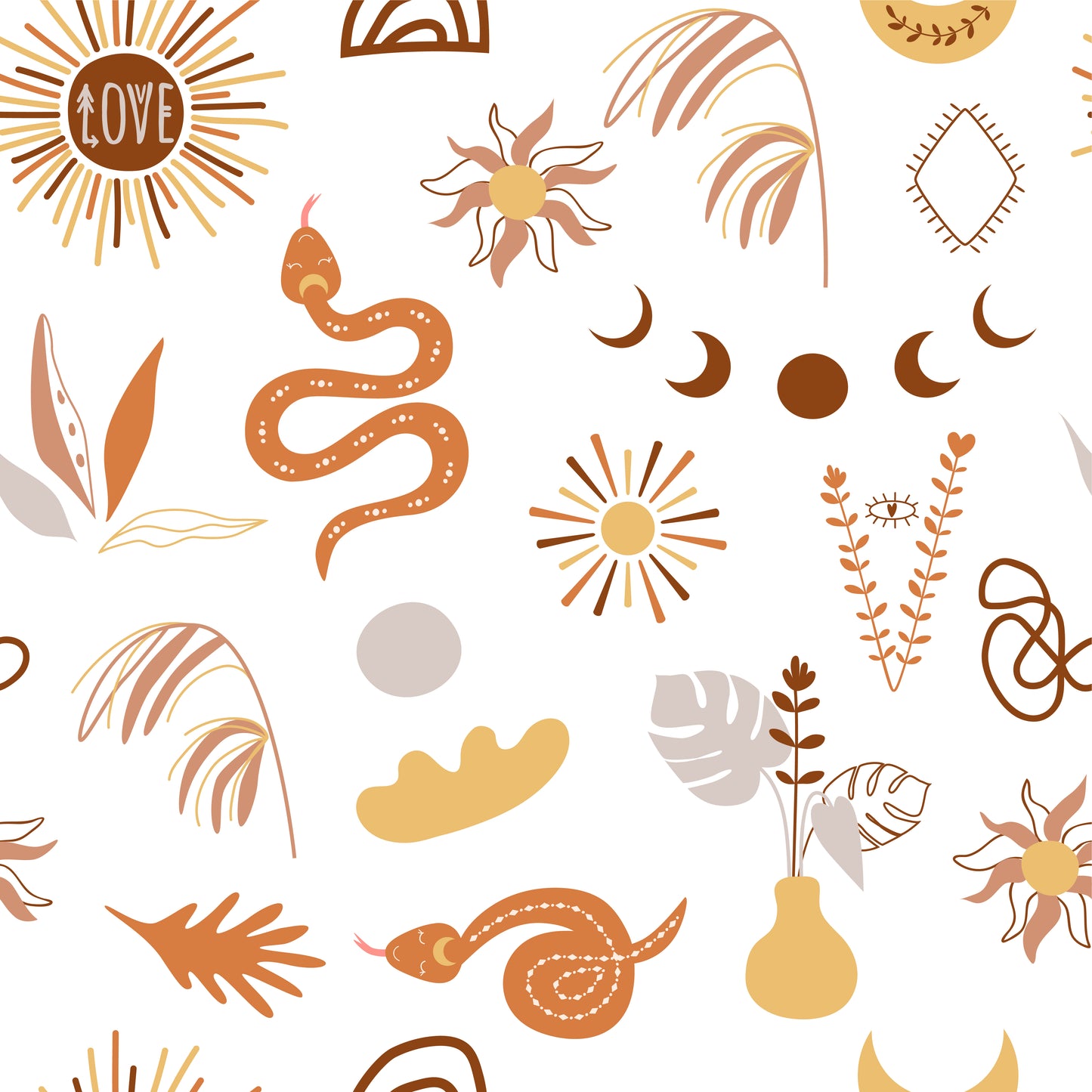 Boho Snake (September Pre-Order) - Fabric