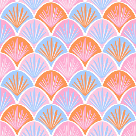 Bright Summer Scallops (October Pre-Order) - Fabric