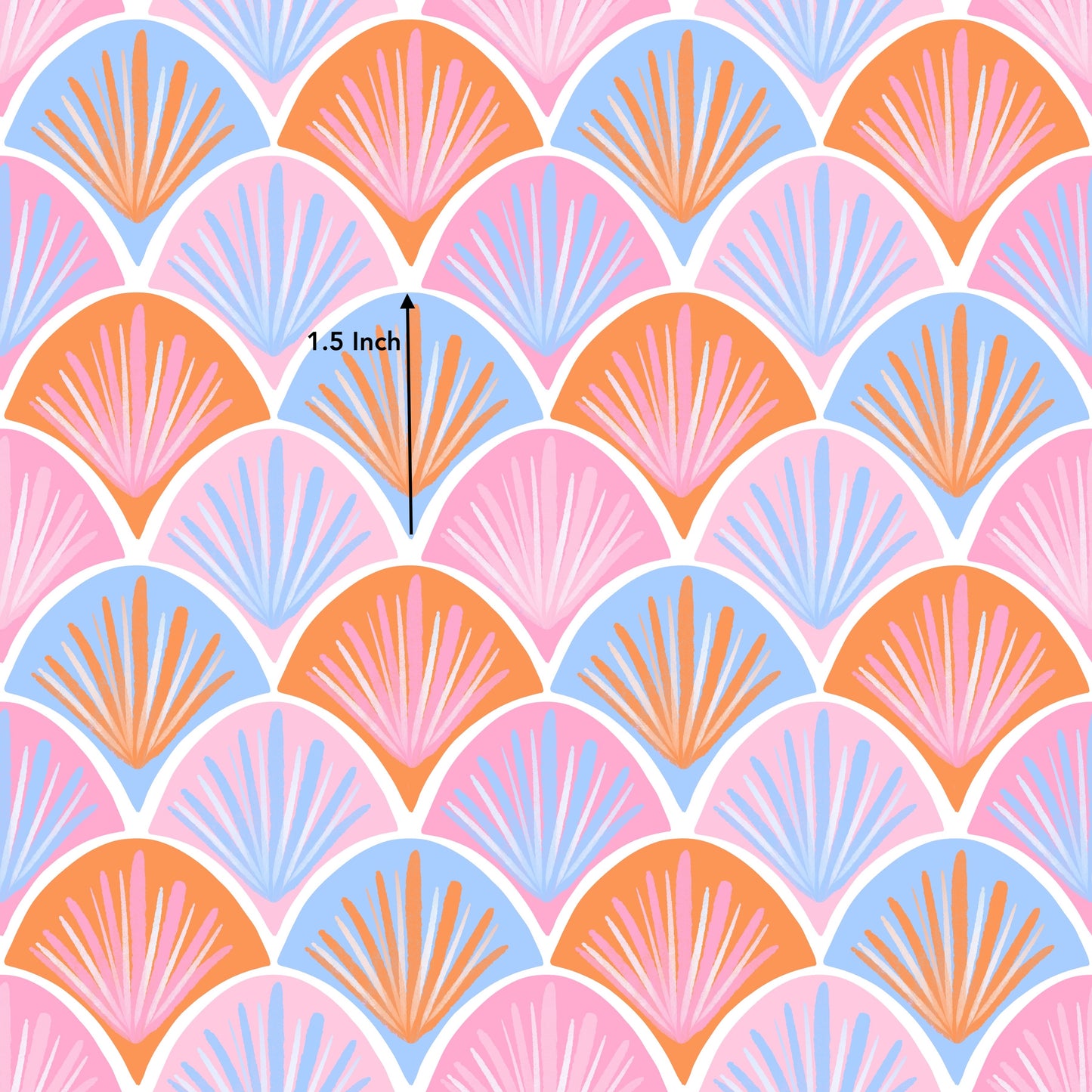 Bright Summer Scallops (October Pre-Order) - Fabric