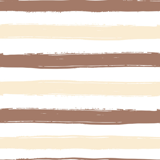 Brown and Tan Stripe Combo (September Pre-Order) - Fabric