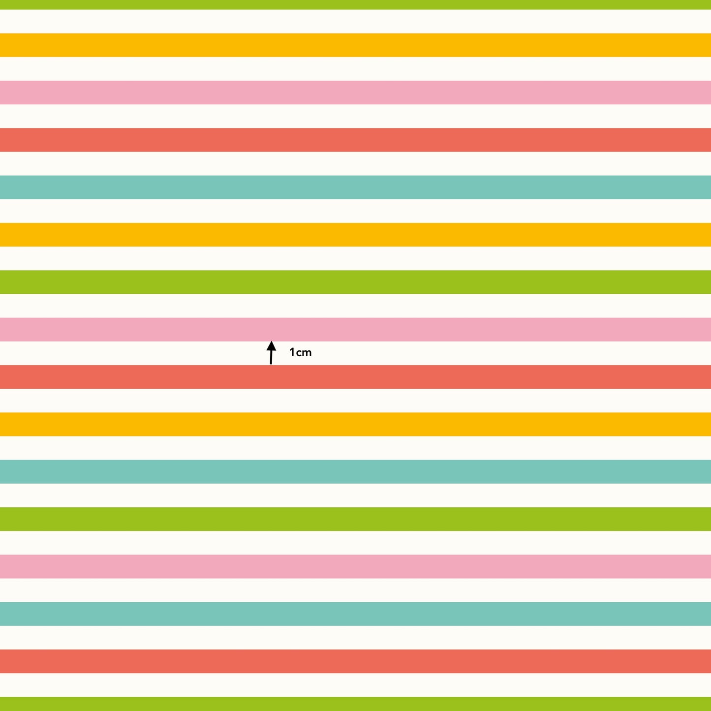 Candy Colour Stripes (September Pre-Order) - Fabric