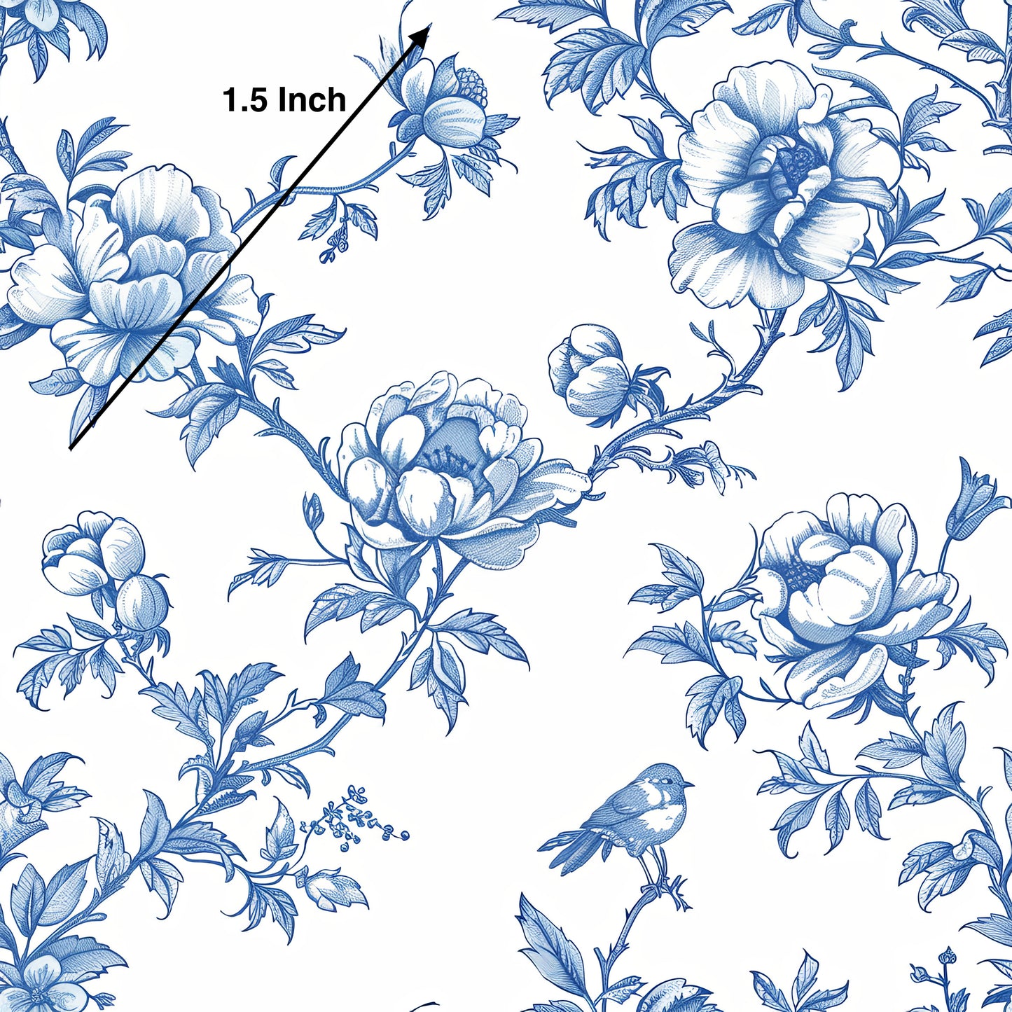 Chinoiserie Blue Bird (September Pre-Order) - Fabric