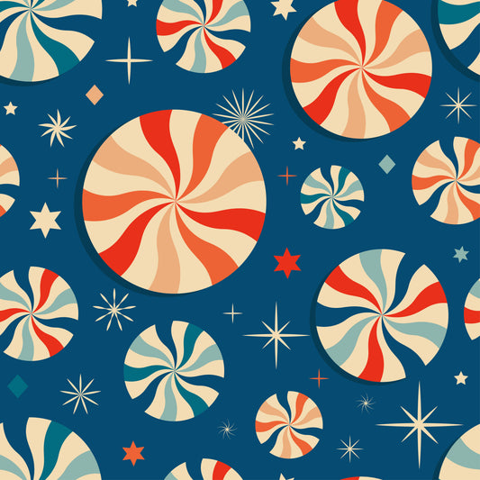 Christmas Peppermints (June Pre-Order) - Fabric