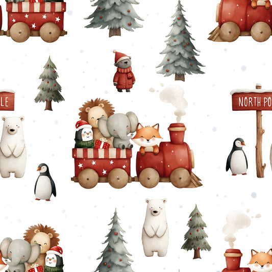 Christmas Safari (June Pre-Order) - Fabric
