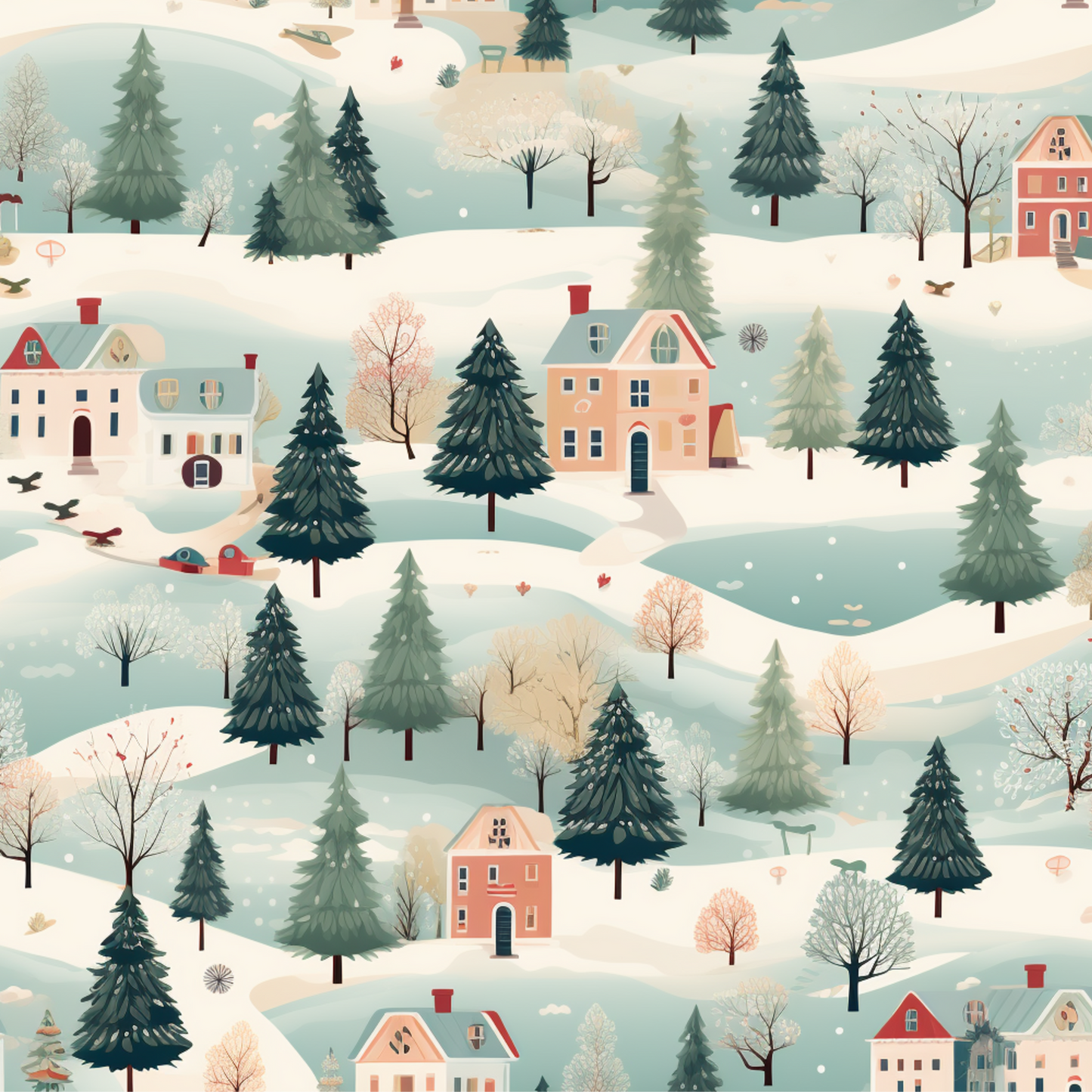 Christmas Village (June Pre-Order) - Fabric