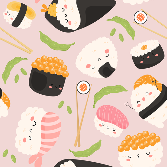 Cute Sushi (September Pre-Order) - Fabric