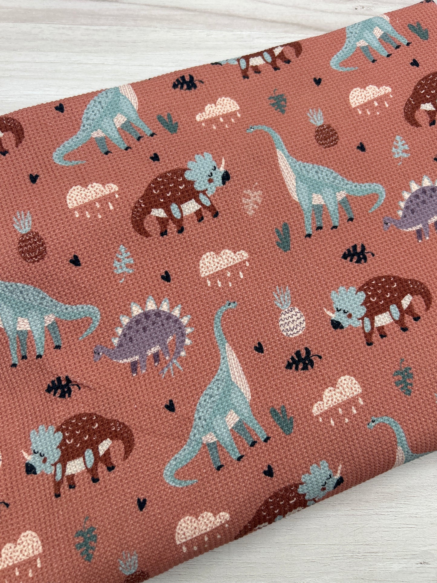Dinosaurs on Clay (September Pre-Order) - Fabric