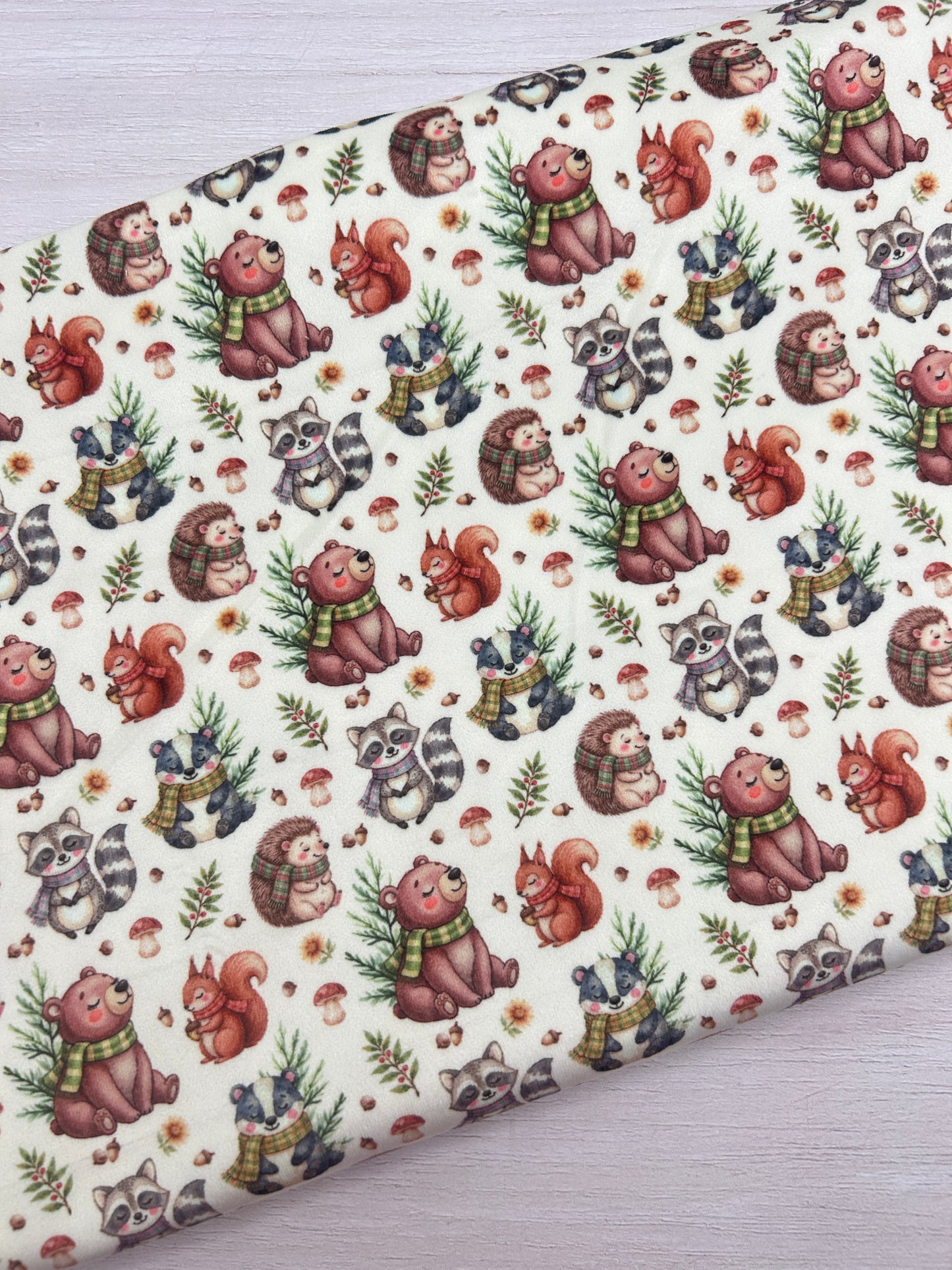 Warm Woodland Creatures (July Pre-Order) - Fabric