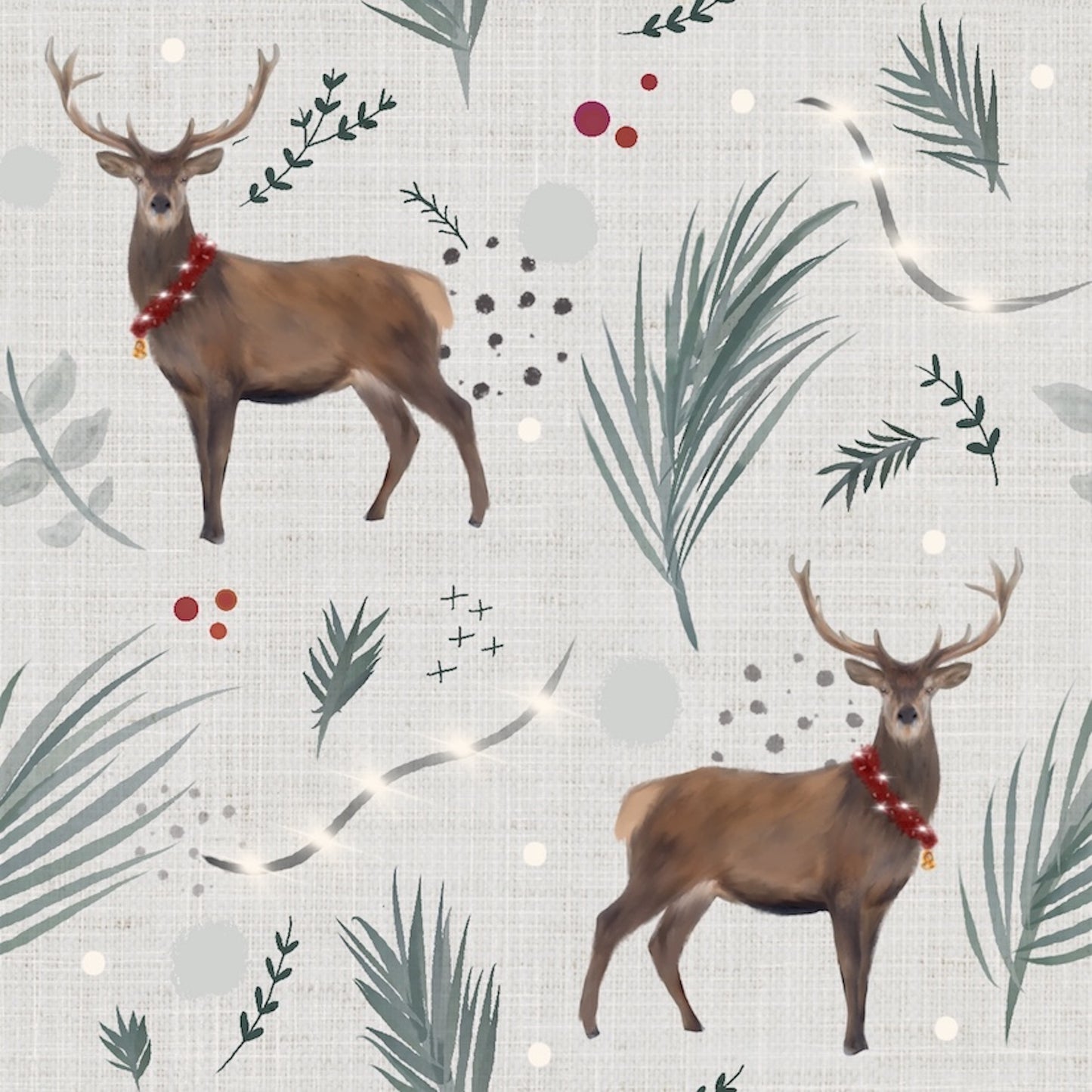 Deer - Woven Fabric