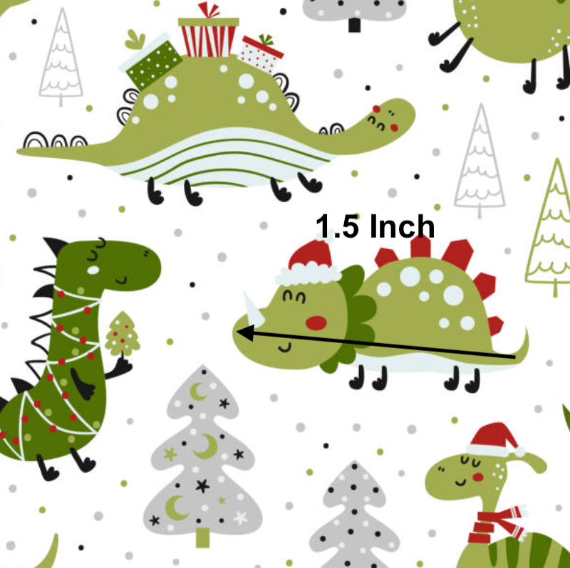 Dinos & Christmas (June Pre-Order) - Fabric