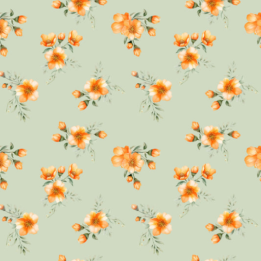 Dorothea on Green (September Pre-Order) - Fabric