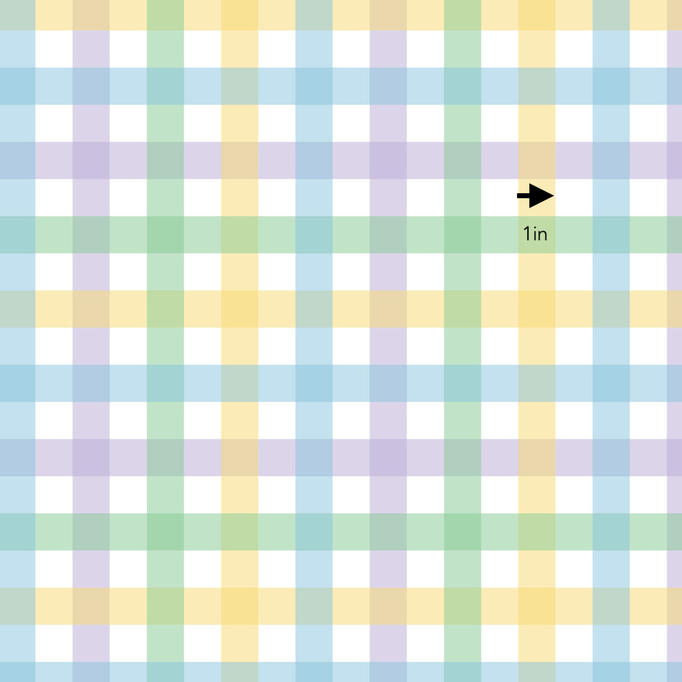 Easter Vibes Gingham (September Pre-Order) - Fabric