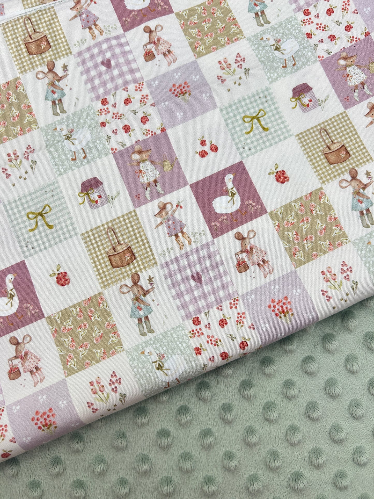 Mini Mouse Patchwork (July Pre-Order) - Fabric