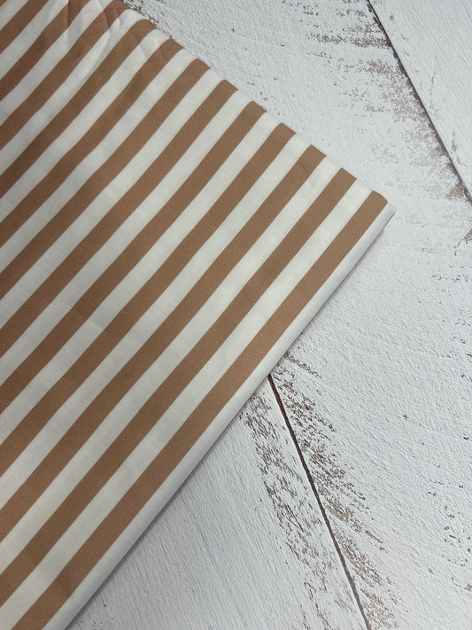 Oatmeal Stripes  - Cotton Woven Fabric