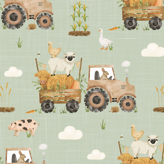 Farmer Joe - Cotton Lycra Fabric
