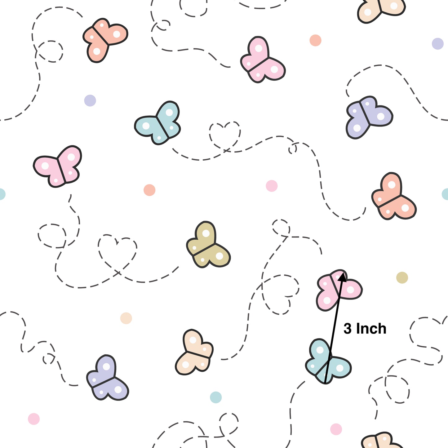 Flying Butterflies (September Pre-Order) - Fabric