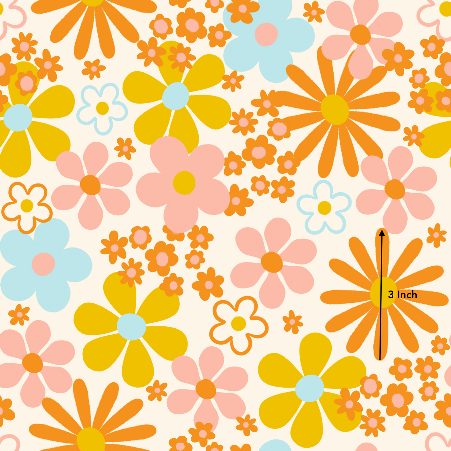 Funky Summer Florals (October Pre-Order) - Fabric
