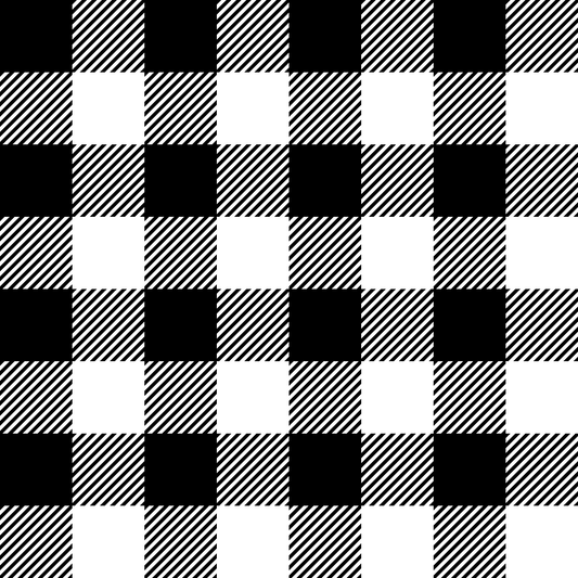 Gingham Black (September Pre-Order) - Fabric