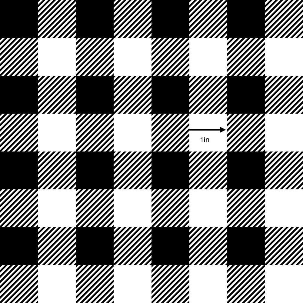 Gingham Black (September Pre-Order) - Fabric