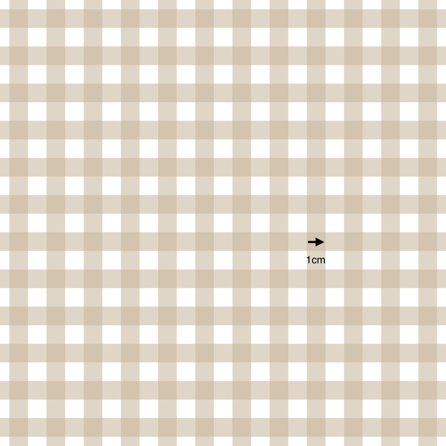 Gingham Khaki (September Pre-Order) - Fabric