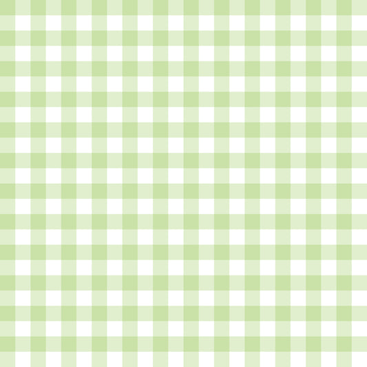 Gingham Lime Coco (September Pre-Order) - Fabric