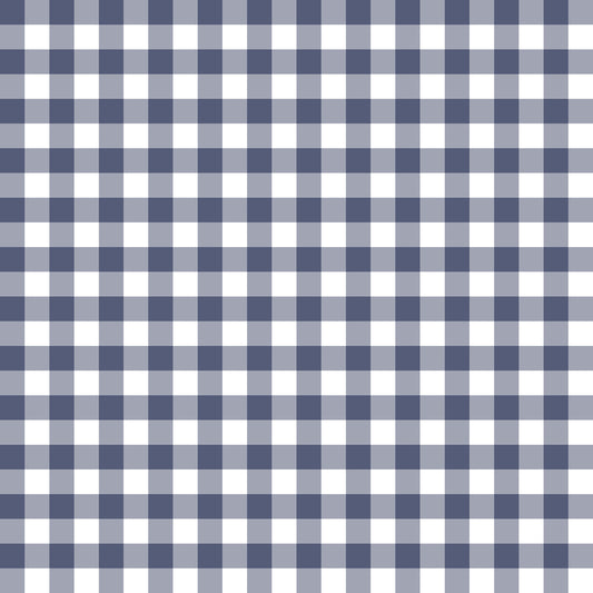 Gingham Nightshade Purple (September Pre-Order) - Fabric