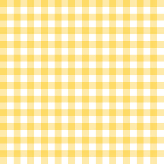 Gingham Pale Gold (September Pre-Order) - Fabric
