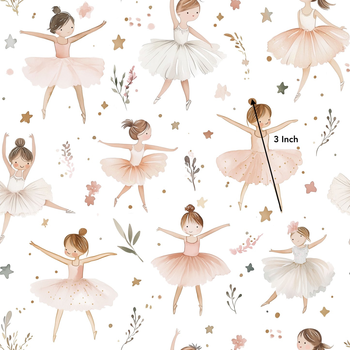 Graceful Ballerinas (March Pre-Order) - Fabric