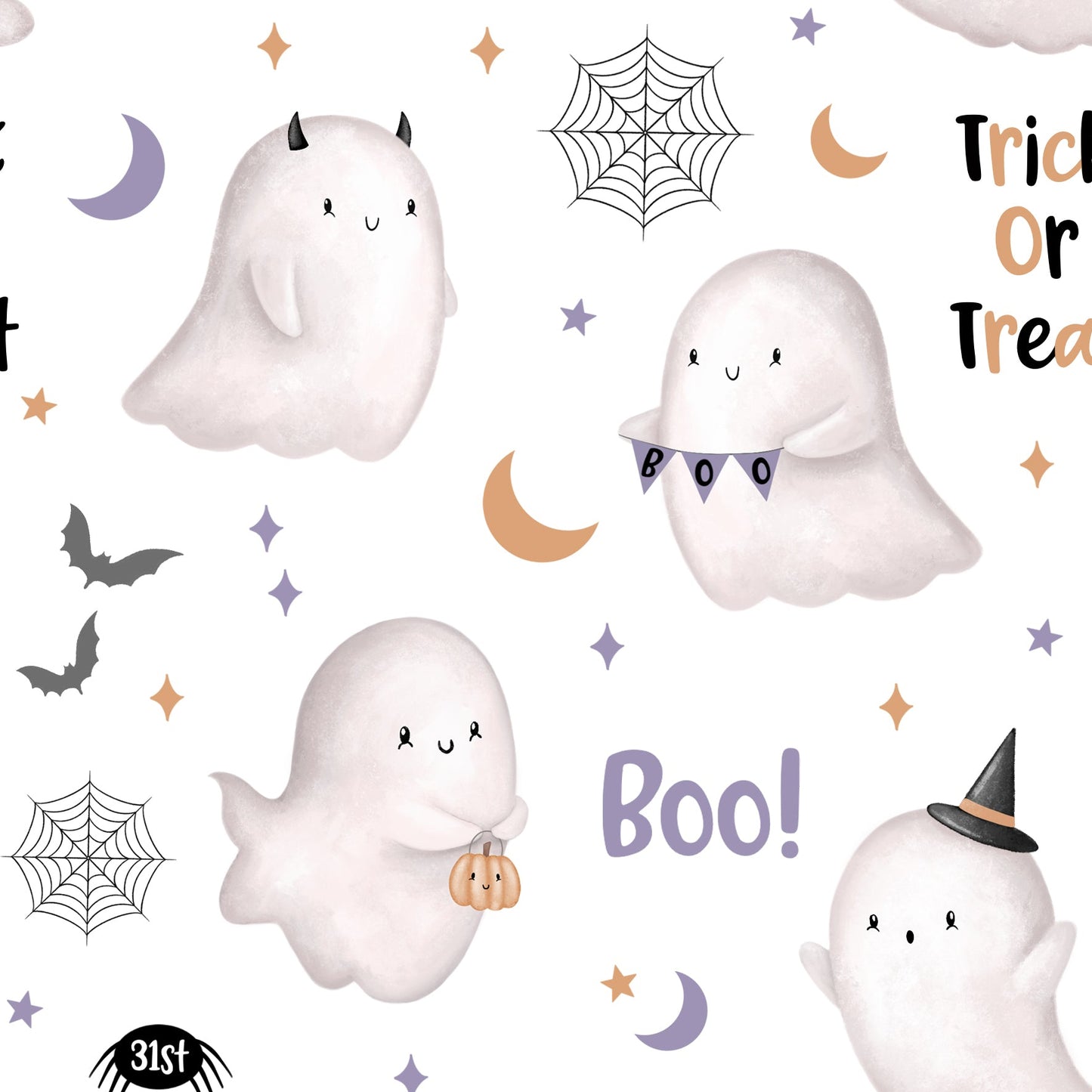 Halloween Boos (June Pre-Order) - Fabric