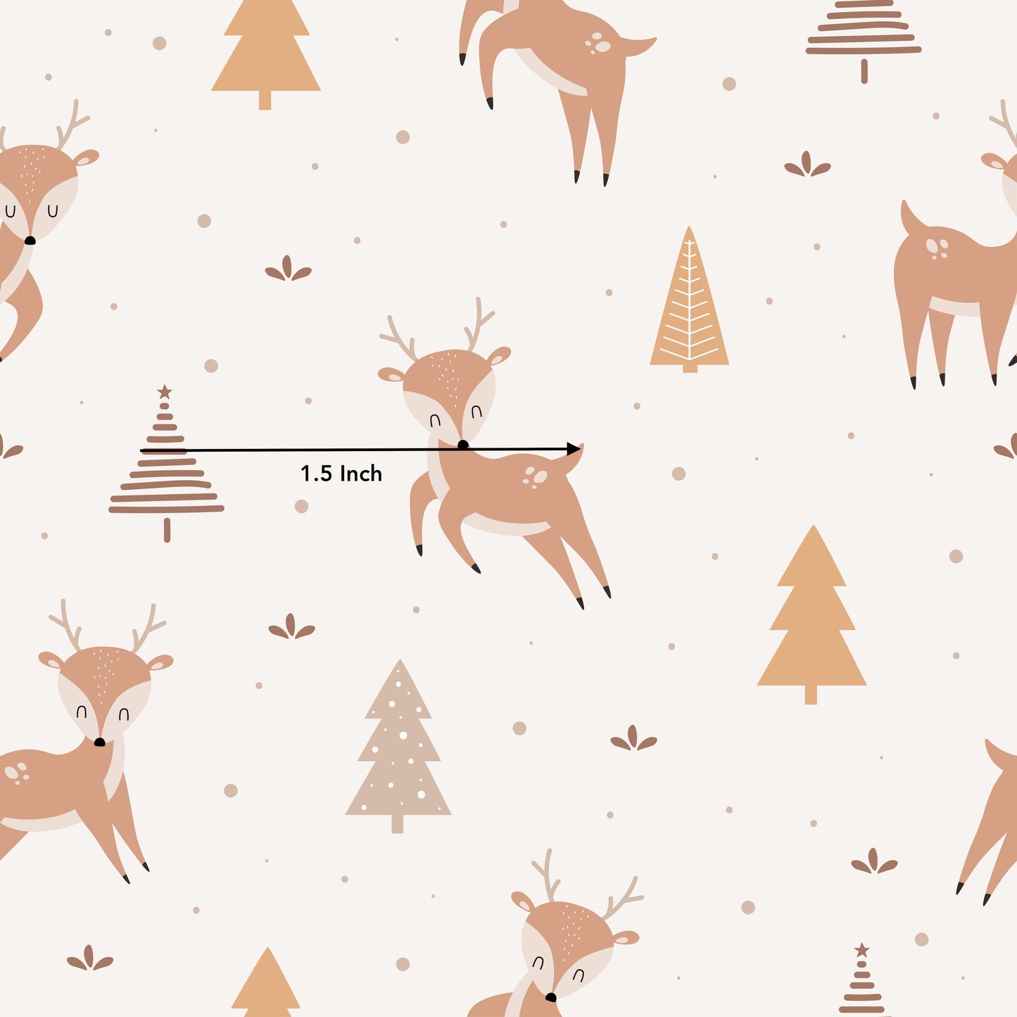 Hoppy Reindeer Christmas (June Pre-Order) - Fabric