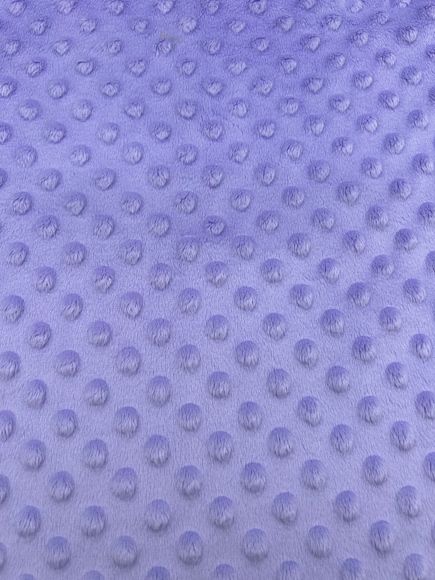 Premium Minky Dot Fabric - Lavender