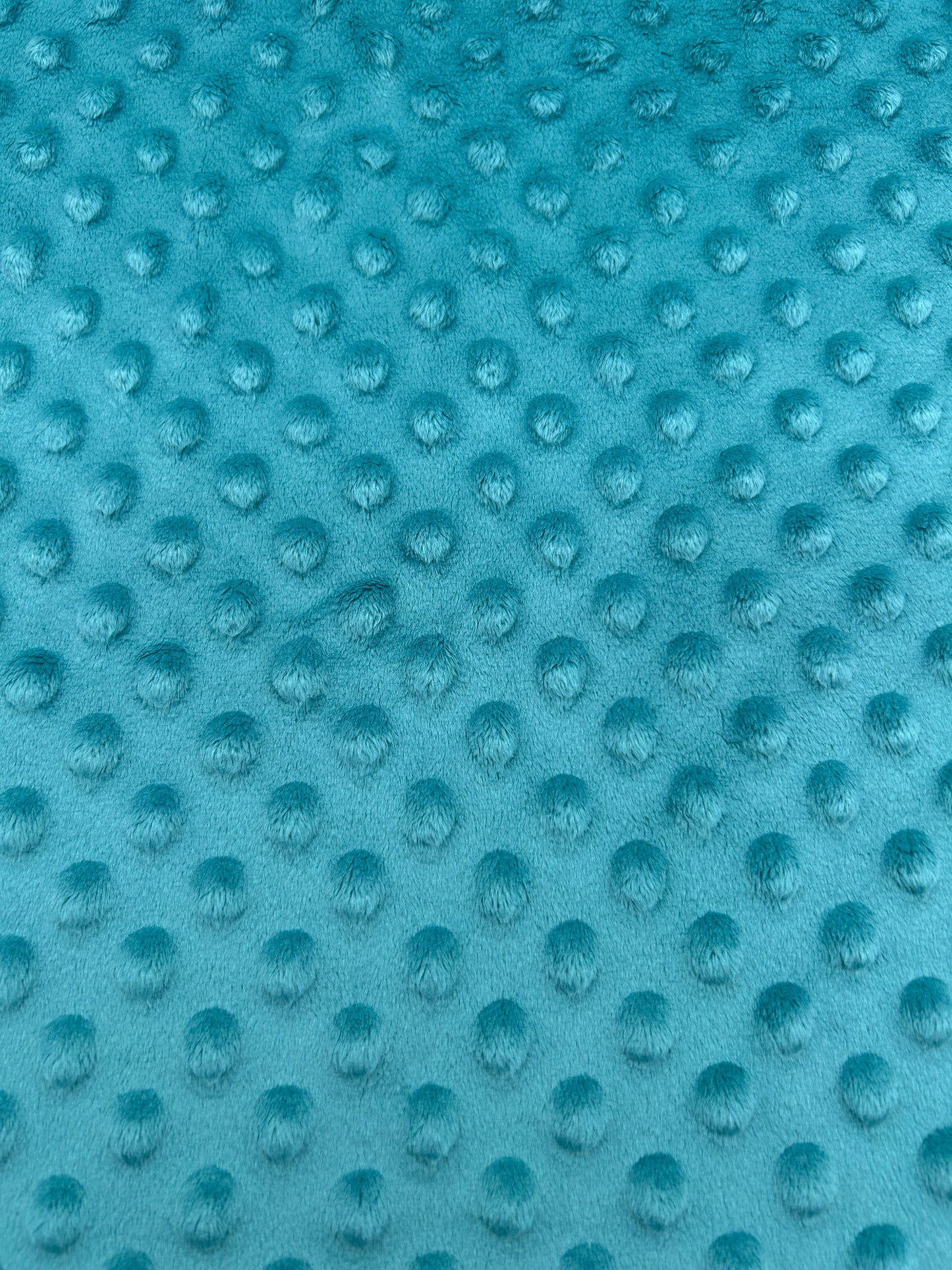 Premium Minky Dot Fabric - Dusty Turquoise