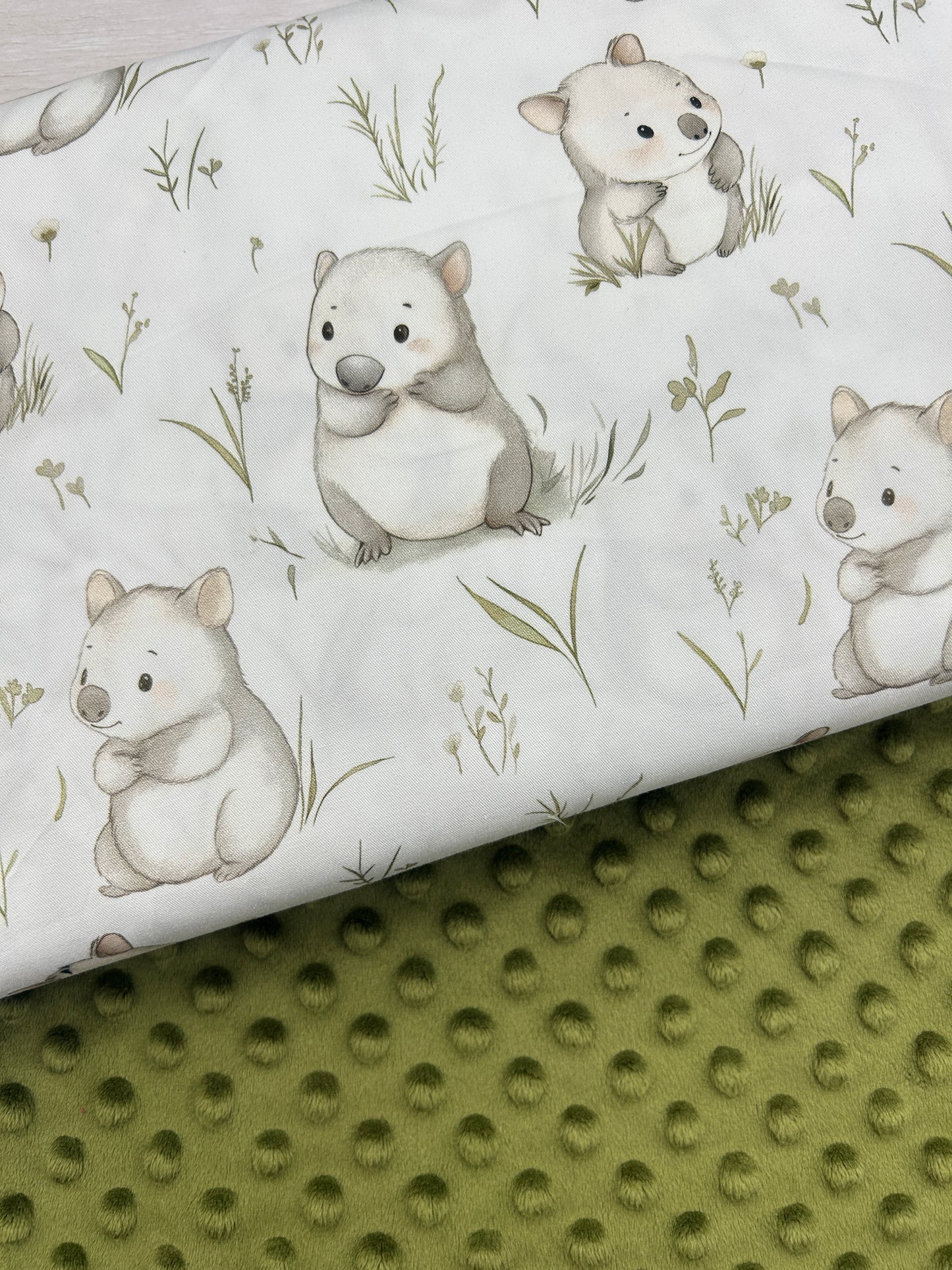 Baby Wombat - Woven Fabric