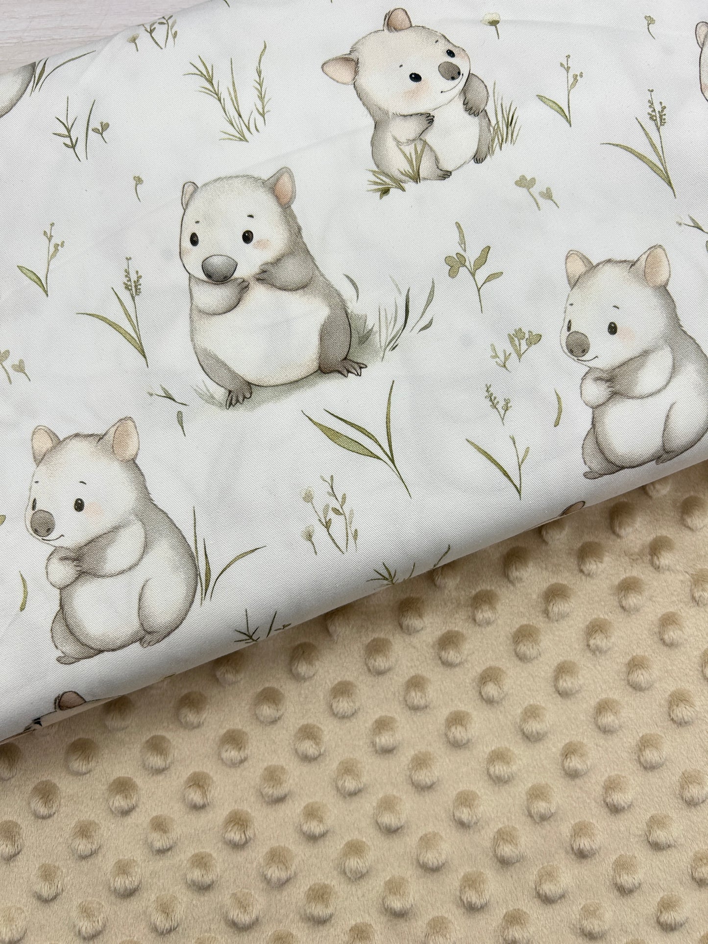 Baby Wombat - Woven Fabric