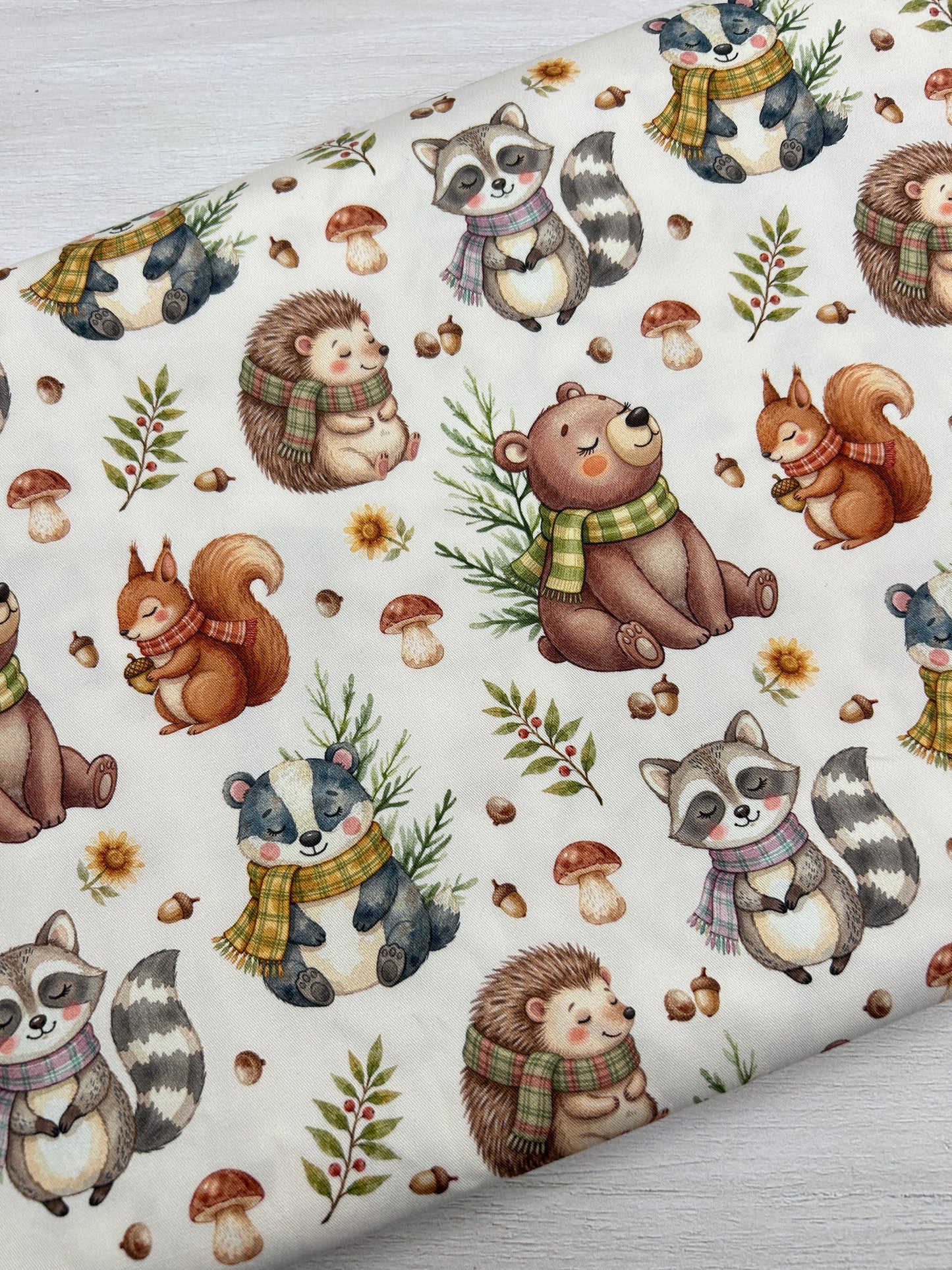 Warm Woodland Creatures (September Pre-Order) - Fabric