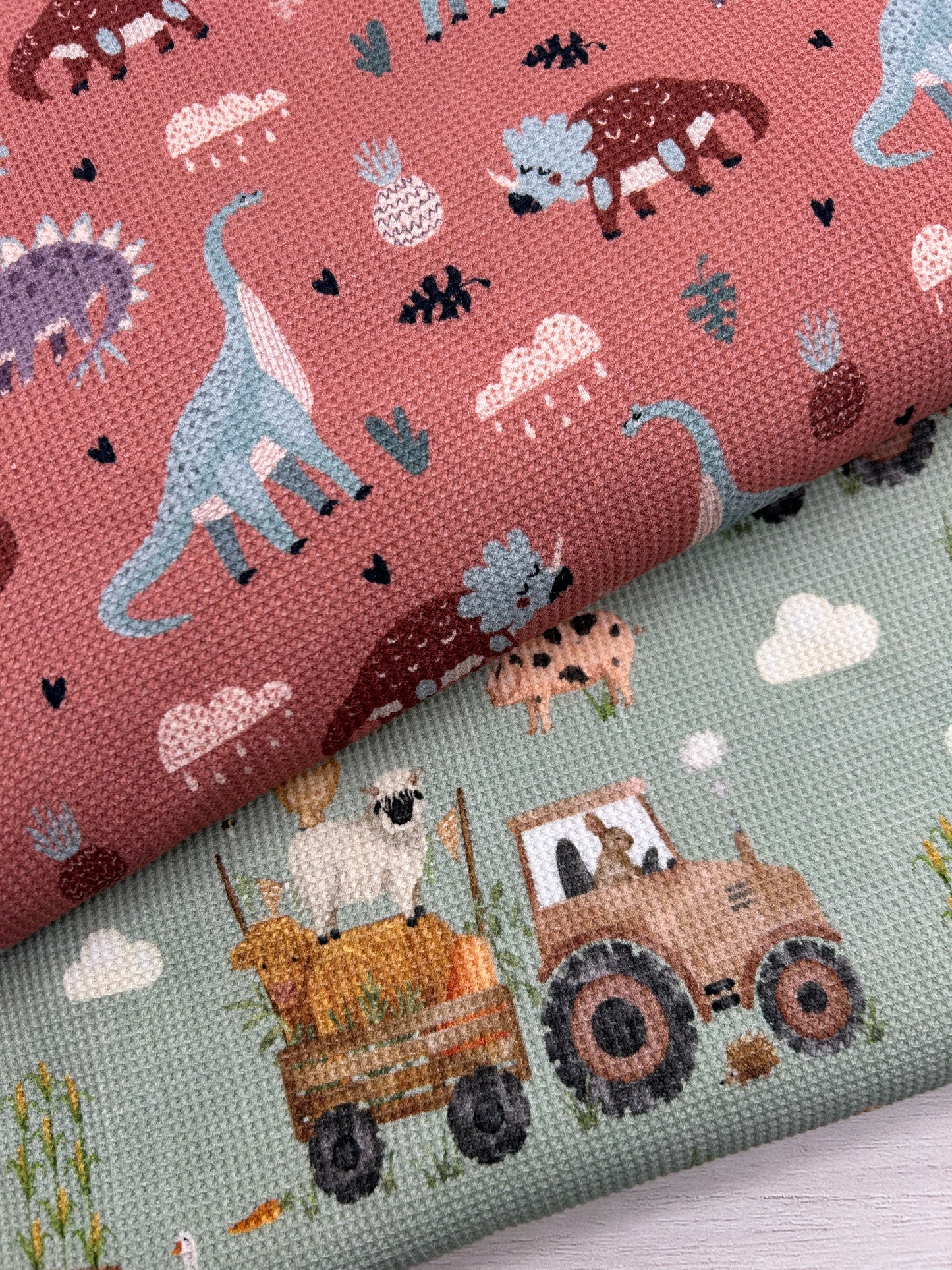 Dinosaurs on Clay (September Pre-Order) - Fabric