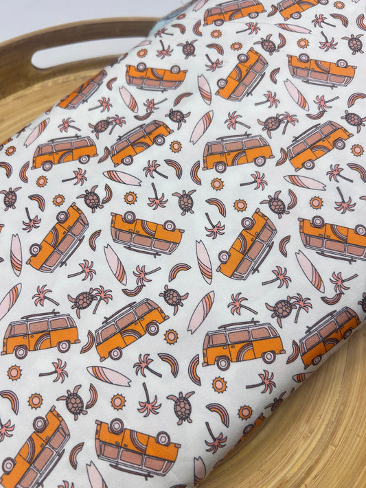 70s Summer Surfing - Woven Fabric