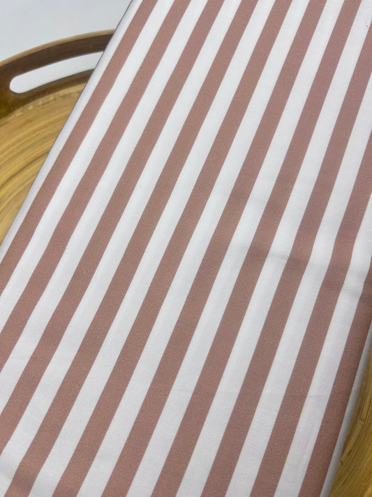 Oatmeal Stripes  - Cotton Woven Fabric