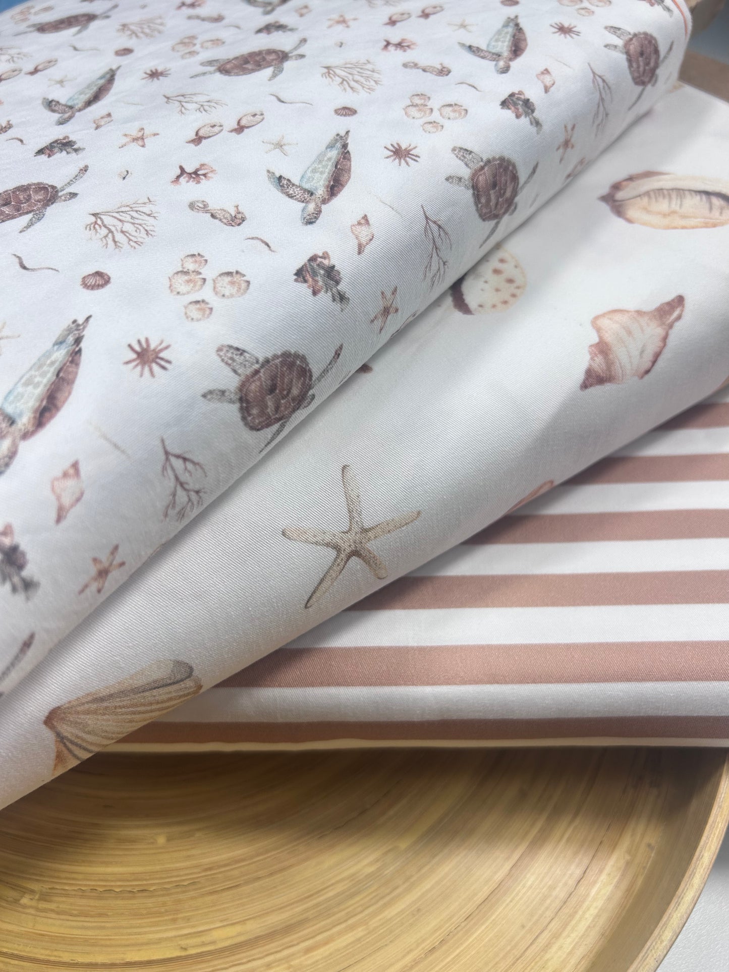 Neutral Shells - Woven Fabric