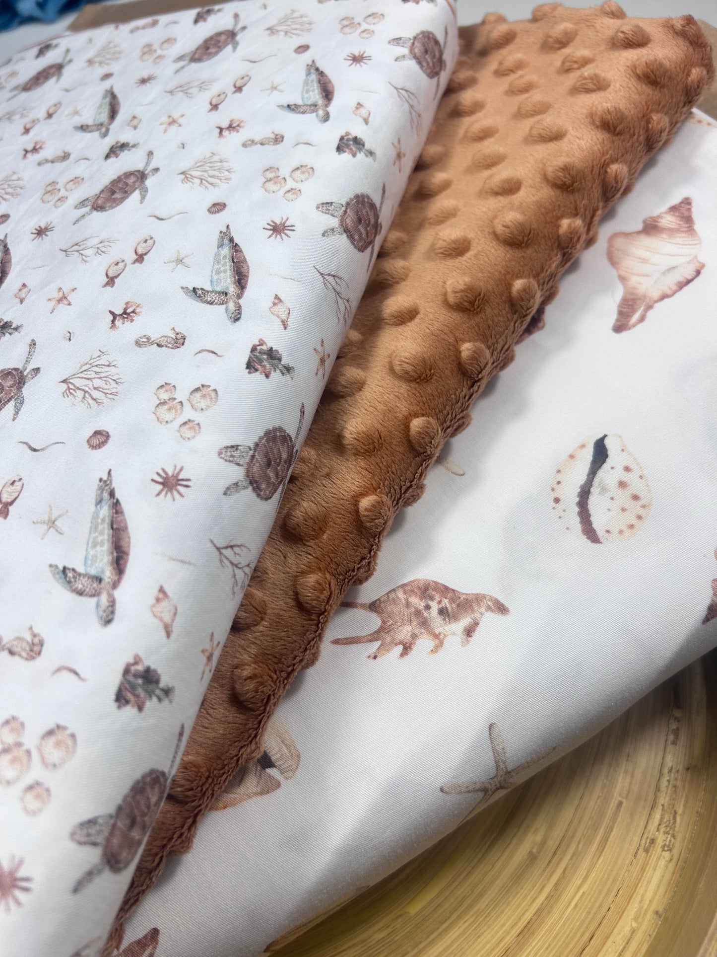 Neutral Shells - Woven Fabric