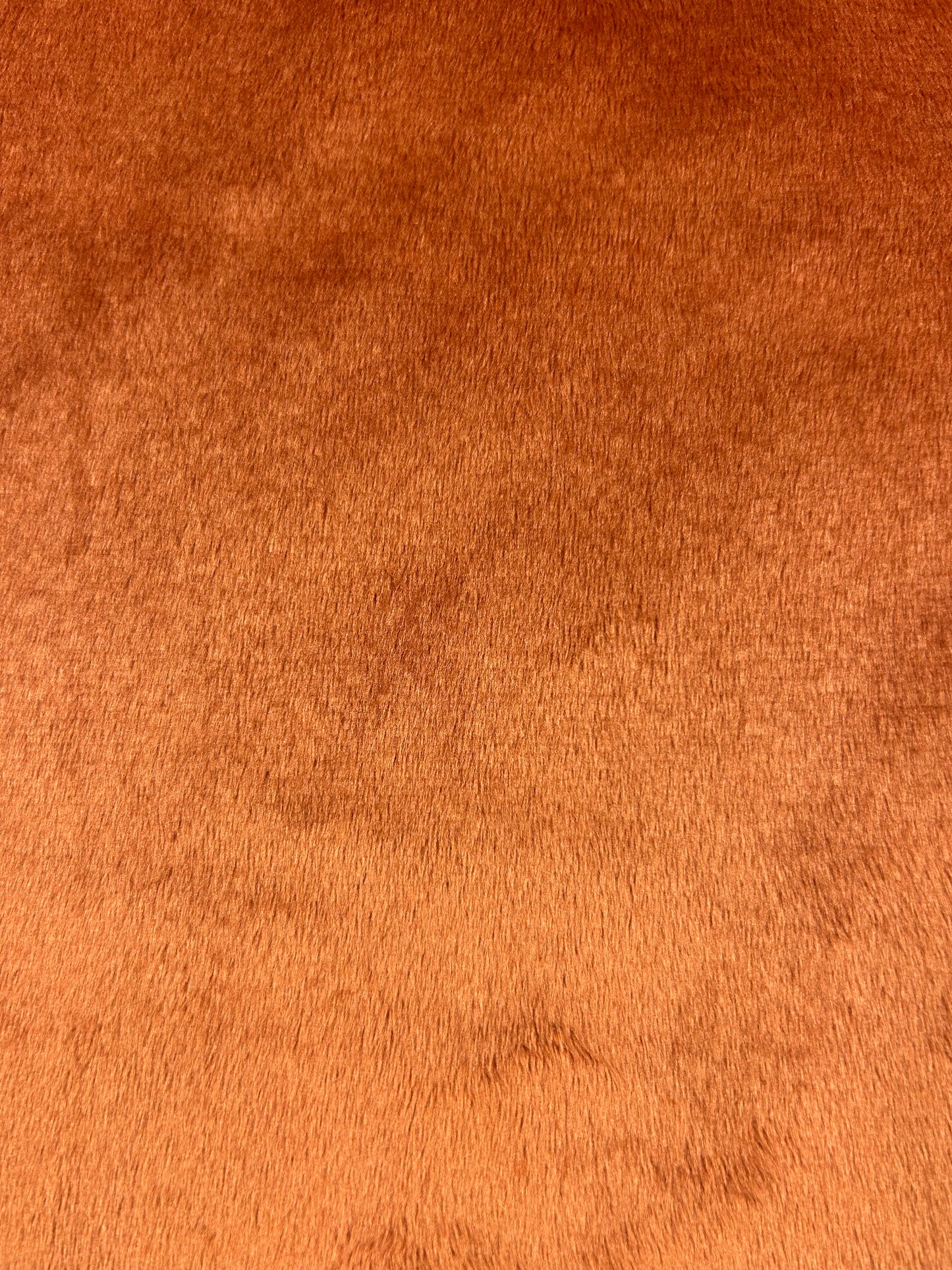 Premium Smooth Minky Fabric - Rust