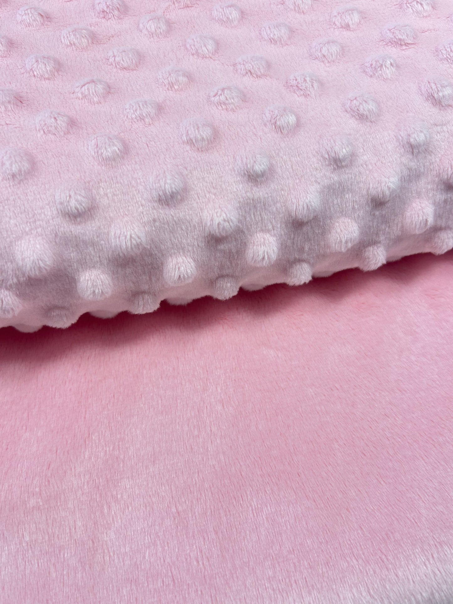 Premium Smooth Minky Fabric - Baby Pink