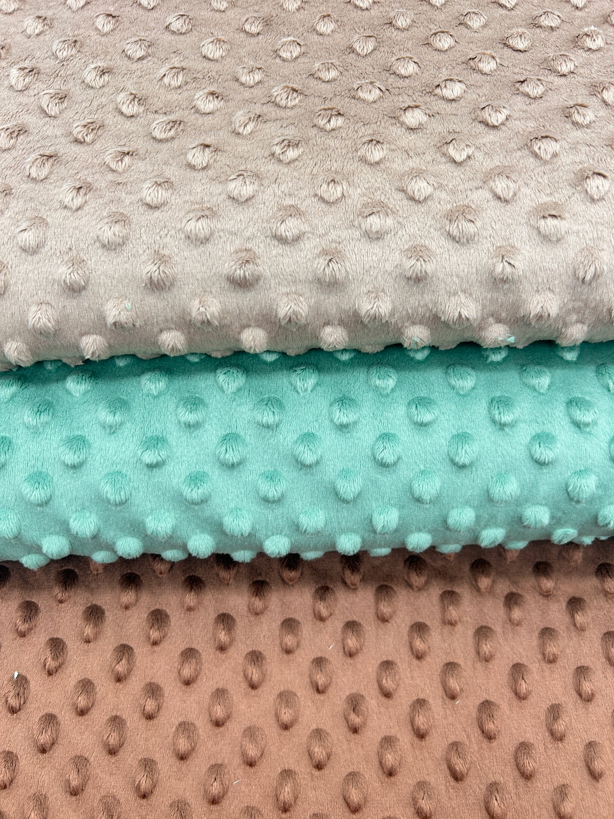 Premium Minky Dot Fabric - Feldspar