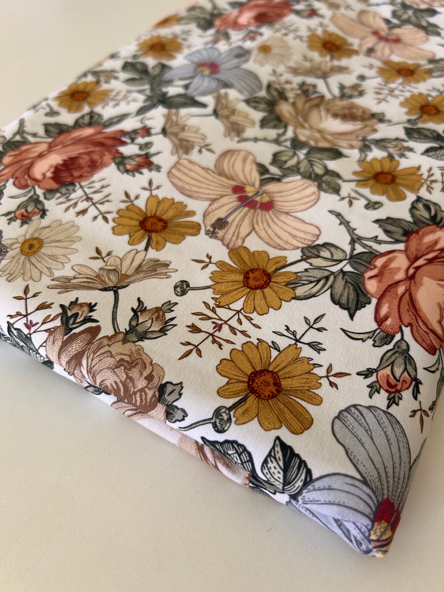 Vintage Floral Cream (September Pre-Order) - Fabric