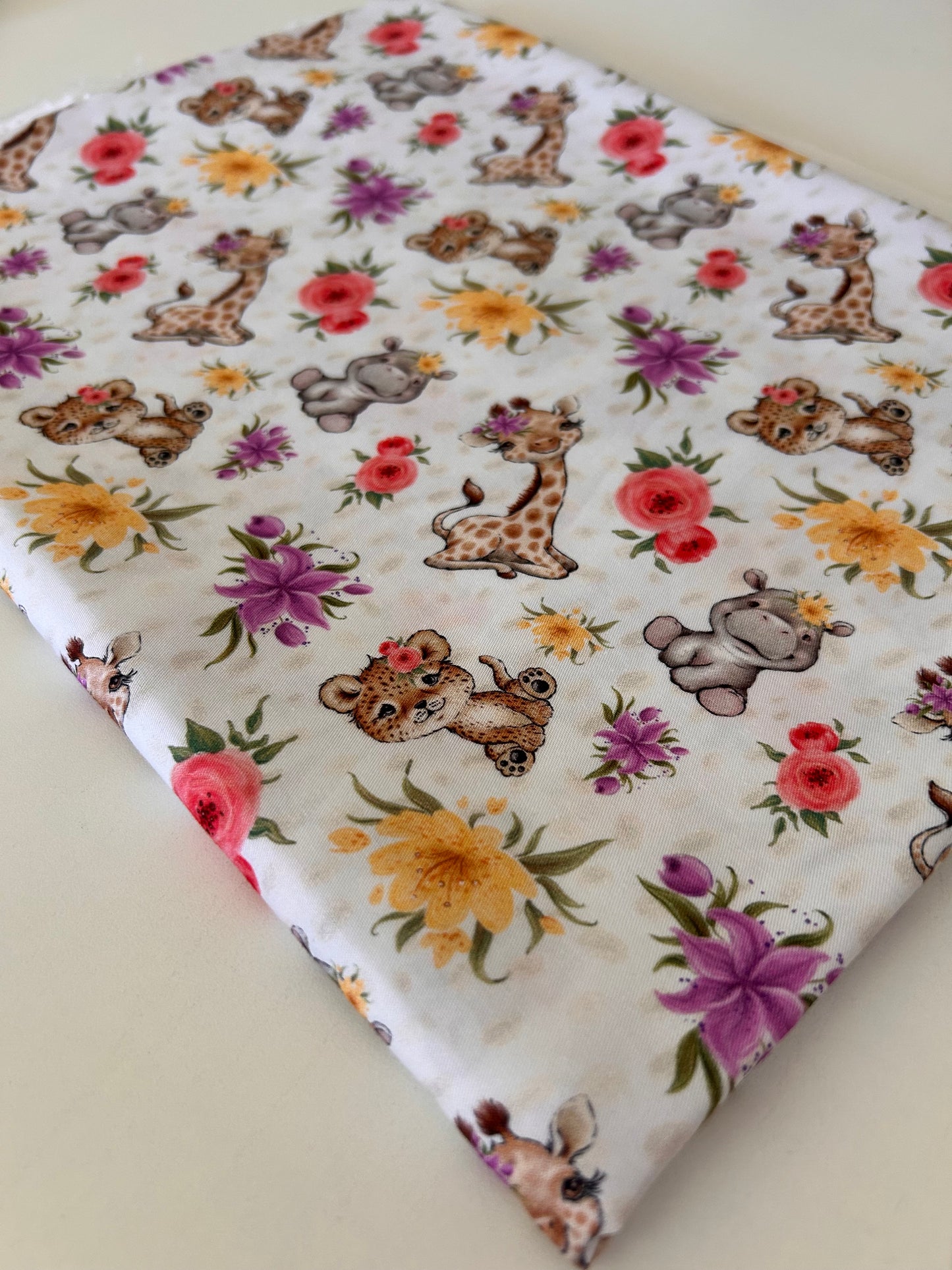 Baby African Animals Tropical (July Pre-Order) - Fabric