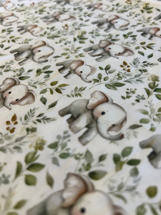 Baby Elephant - Minky Fabric